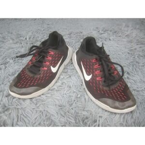 Nike Shoes Youth Girls 5Y Free RN‎ (GS) Running Black Pink AH3457-001 Athletic